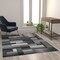 Flash Furniture Gray 5' x 7' Modern Color Blocked Area Rug ACD-RGTRZ861-57-GY-GG - alternate 5